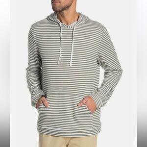 ONIA - Striped Nautical Pullover Hoodie Sweatshirt, Men’s Sz L, NWT